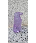 Alexandrit glass penguine figure color change rare collectible item - $1,211.41 MXN