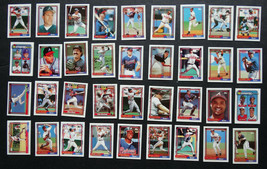 1992 Topps Micro Mini Atlanta Braves Team Set of 36 Baseball Cards - £10.29 GBP