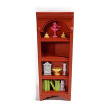 2006 Fisher Price Loving Family Deluxe Living Room Furniture Tall Bookshelf - $111.18 MXN