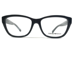 Emporio Armani EA 3084 5017 Eyeglasses Frames Black Clear Square 54-16-140 - £52.48 GBP