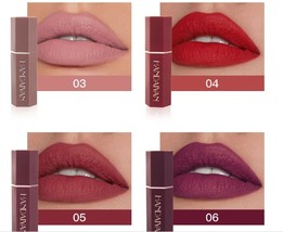 6 Color Lipstick Set Matte Lipstick Velvet Texture Lip Gloss Lasting Set - £14.47 GBP