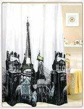 Paris Metro Scenery Shower Curtain Vinyl w/Hooks Mint in Package - €3,54 EUR