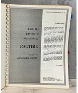 World&#39;s Favorite Music And Songs No. 73 RAGTIME PIANO Sheet Music Songbo... - £7.77 GBP
