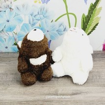 Gund Snuff Bear Plush 7”  Lot Of 2 2130 Brown White Vintage 1980 Stuffed Animals - £19.57 GBP