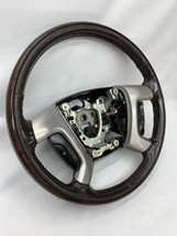 07 - 14 Chevrolet GMC Tahoe Yukon Silverado Sierra Steering Wheel Wood C... - $98.01