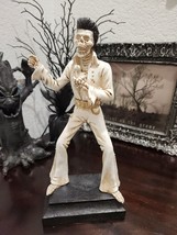 Novogratz Halloween Skeleton Elvis Figurine Statue Tabletop Decor 11.75” - £34.01 GBP