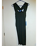 Simply Vera Vera Wang black dress with decorative shoulder strap   Size XS - £27.51 GBP