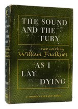 William Faulkner Sound And The Fury &amp; As I Lay Dying Modern Library Edition - £73.49 GBP