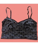 Gilly Hicks Black Lace Bralette Top Small Dots Spotted Adjustable Straps... - $106.48 MXN