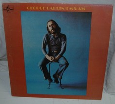 Vintage Vinyl LP George Carlin FM &amp; AM Little David LD7214 Record Comedy - £37.36 GBP