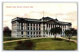 High School Building Omaha Nebraska NEUNP DB Postcard V16 - $3.91