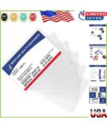 20-Pack Heavy Duty Medicare Card Protector Sleeves, Waterproof PVC 12Mil - $245.05 MXN
