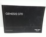 2021 Genesis G70 Owners Manual [Paperback] Auto Manuals - $122.49