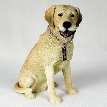 Labrador Retriever Lab (Yellow) My Dog Figurine Statue Pet Lovers Gift Resin - £52.91 GBP