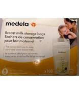 Medela Nursing Breast Milk Storage Bags 100 Count Freezer Safe - £11.67 GBP