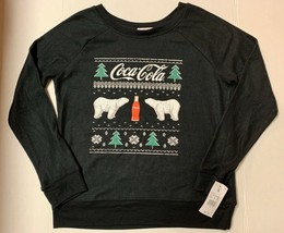 Coca Cola Pajamas Mix N Match Tops Women&#39;s Size Small polar bear pine tree - £12.63 GBP