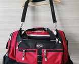 CalPak Red Wheeled Rolling Duffle Carry On Luggage Travel Bag Removable ... - £45.95 GBP