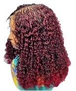 Passion Twist Braided Wig Curly Knotless Box Braids Wig Full Lace Baby Hair Wig - $120.00
