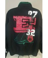 Eight 732 Men&#39;s 2XL Black Motor Cycle Jacket Rare No 8732 Graphic w/Patc... - $79.60 CAD