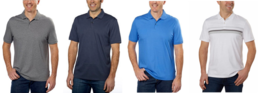 Calvin Klein Men&#39;s Lifestyle Soft Liquid Cotton Polo Shirts - $23.36