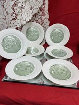 Taylor Smith Taylor Pastoral Set of 7 Bread Plates 6 1/2” No Chips Or Cracks - £19.55 GBP