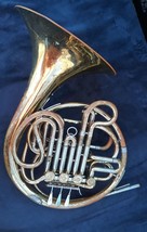 F.E. Olds &amp; Son Double French Horn Fullerton CA. With Carry Case - £394.29 GBP