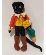 Vintage BAPS Edith Von Arps 4&quot; Puss In Boots Felt Doll Made In Germany - £58.42 GBP