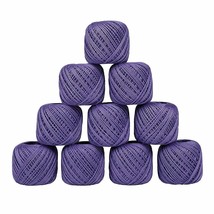 Cotton Crochet Thread Mercerized Embroidery Sewing Yarn Knitting Crafts Making - £13.85 GBP