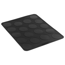 Mastrad 18 Ridge Silicone Large Macaron Baking Sheet / Mold - Case of 6 - $49.95