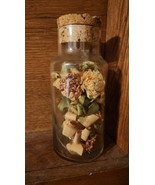 Apothecary Glass Jar Filled with Decorative Potpourri Sealed with a Cork... - $6.83