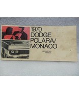 DODGE POLARA    1970 Owners Manual 16329 - £13.15 GBP