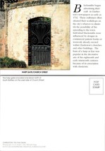 South Carolina Charleston Harp Gate South Battery Church Street VTG Postcard - £7.44 GBP