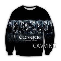 Cavving 3D Printed Eluveitie Crewneck Sweatshirts Harajuku Styles Tops Long S - £81.09 GBP
