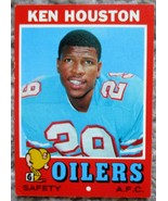 1971 TOPPS FOOTBALL Ken Houston RC #113 SAFETY Houston Oilers NEAR MINT - $18.50 CAD