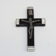 Vintage Religiös Kruzifix Anhänger Hergestellt IN Italien - £26.81 GBP