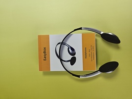 EasyBox Blue Over-Ear Headphones, Noise-Cancelling, 32Ω Wired image 3
