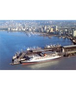 rp06110 - Cunard Liner - Queen Elizabeth 2 at Durban - print 6x4 - $2.95
