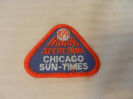 I Beat The Champ BPA Chicago Sun-Times Bowling Patch Honor Secretary 1980s - $10.00