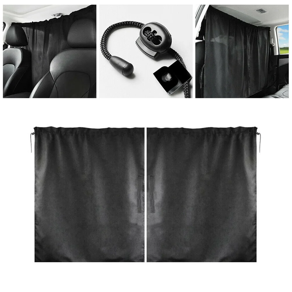 Car Curtain Accessories Flexible Removable Sun Shade UV Protection 2pcs Car Cu - £16.10 GBP