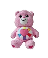 Care Bears Hopeful Heart Bear 14&quot; Plush 2021 Rainbow - $231.51 MXN