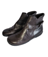 Soft Walk Ankle Boots Oxnard Comfort Womens Size 9M Dark Brown Leather - $39.55