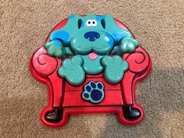 Blues Clues Thinking Chunky 3D Chair Plastic Puzzle Blue Dog 1998 Tyco - £13.15 GBP