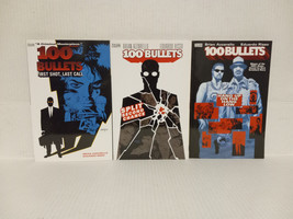 100 Bullets: Vol. 1 ,2, 3 - Azzarello &amp; Risso Trade Paper Backs - Free Shipping - £23.92 GBP