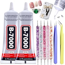 2Pcs X 110Ml B7000 Rhinestone Glue Clear, Upgrade B7000 Glue Multi-Funct... - £15.97 GBP