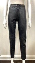 North Beach Michael Hoban Cropped Slim Leather Pants 0/2 - £197.80 GBP