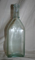 Antique Vintage Chemical Pharmacy Apothecary Blue Green Nyal Quality Bottle - £3.07 GBP