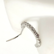 925 Argent L Forme Nez Bague Clou Boucle Lab-Created Moissanite 20G Dail... - $21.93