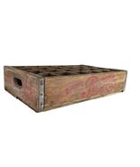 Vintage 1961 Wood Drink Pepsi Cola 24 Bottle Slot Crate Marion VA Red Pr... - €55,81 EUR