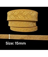 OAK Leaf Mylar braid Gold &quot;Size 15mm&quot; For  Uniform&#39;Vestment&#39;Fancy Costume. - €3,76 EUR
