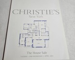 Christie&#39;s New York The House Sale April 1 and 2, 2003 - $19.98